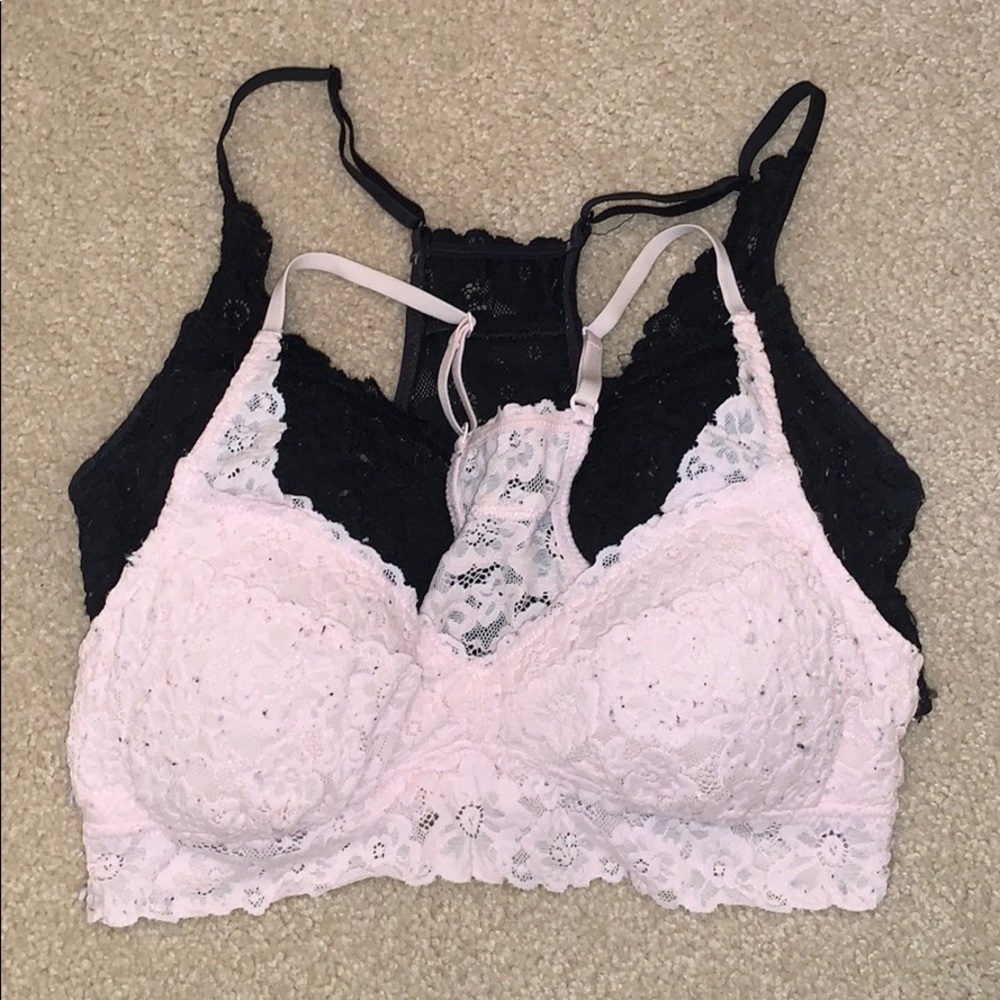 AERIE LACE PADDED BRALETTES